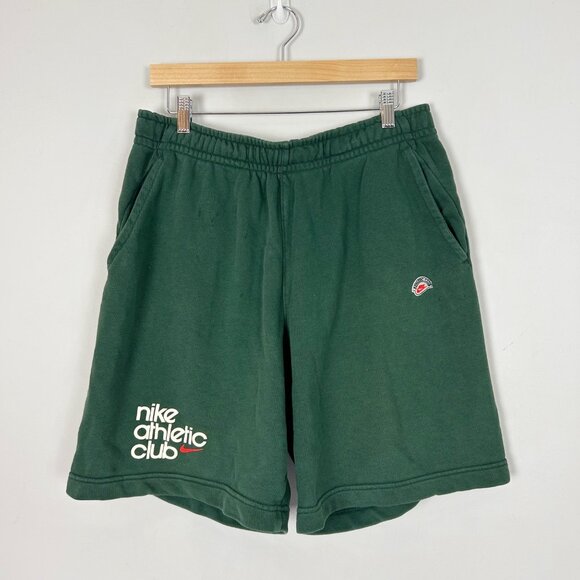 Nike Other - Nike Sportswear Club French Terry Shorts Green Size Large Men's